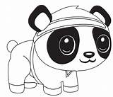 Kawaii Pandas Coloringonly Attract Dibujosonline Categorias sketch template