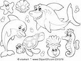 Coloring Pages Sea Life Realistic Animals Water Getcolorings sketch template