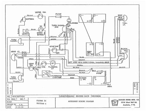 wiring diagram   club car precedent  volt