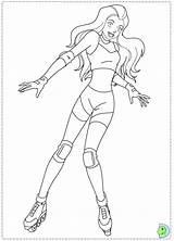 Totally Spies Pages Coloring Girl Spy Template Color Print sketch template