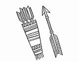 Flechas Colorir Indias Frecce Indios Colorare Arrows Indianas Indiane Coloringcrew Plumas Cdn5 Acolore Jugando Indiani Cowboy sketch template