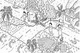 Earthquake Tsunami Village Landslide Disaster Hazards Stuartmcmillen Uncoloured Earthquakes Booklet sketch template