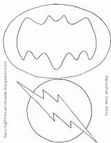 Superhero Template Super Templates Hero Batman Logo Party Cape Clipart Birthday Drawing Masks Cake Included Flash Mask Printable Lemonade Pink sketch template