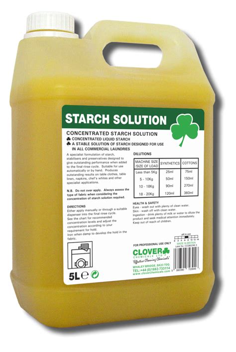 clover starch solution  concentrated starch solution
