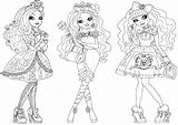 Ever After High Coloring Pages Apple Briar Beauty Blondie Printable Print Colouring Lockes Books Locks Monster Adult sketch template
