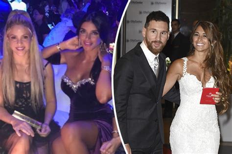 lionel messi wedding cesc fabregas s wife in glam snaps inside party