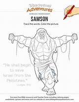 Coloring Samson Bible Printable Pages Kids Activity Activities Sunday School Craft Worksheets Preschool Printables Copywork Sheets Judges Lessons Biblepathwayadventures Crafts sketch template