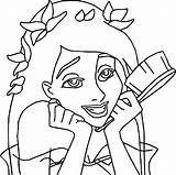 Pages Happy Coloring Enchanted Thinking Disney Wecoloringpage sketch template