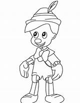 Pinocchio Coloring Pages Printable Cricket Jiminy Drawing Color Kids Disney Clipart Characters Cartoon Happy Fairy Print Tales Clip Getcolorings Library sketch template