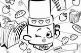 Coloring Lips Pages Shopkins Kissing Lippy Getcolorings sketch template