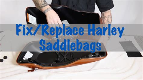 replace harley davidson saddlebags lid parts motorcycle biker podcast youtube