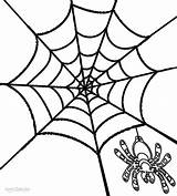 Spider Web Coloring Printable Pages Kids Cool2bkids Simple Drawing Print Halloween Clipart Cartoon Getdrawings Patterns Choose Board sketch template