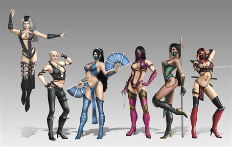 Mortal Kombat Ladies By Sratitoo Mortal Kombat Mortal Kombat Art