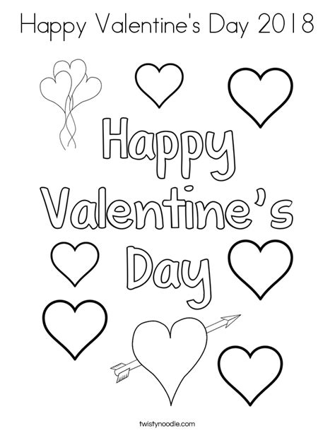 coloring pages happy valentines day  getcoloringscom