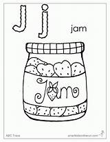 Coloring Jam Letter Worksheet Pages Clipart Library sketch template