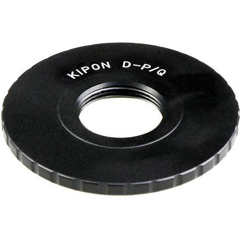 kipon lens mount adapter for d mount lens to pentax d pentax q