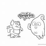 Vampirina Batty Cute sketch template