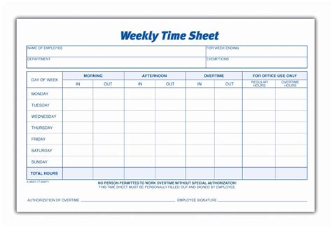 printable time sheets word