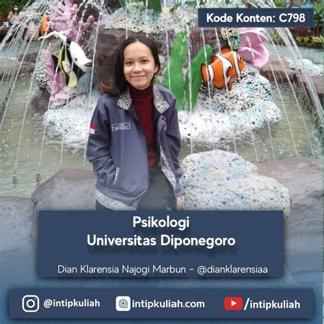 Pengalaman Kuliah Dipsikologi Universitas Diponegoro Dian