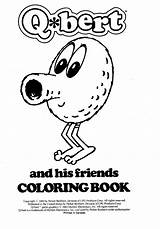 Qbert Coloring Pages Template sketch template