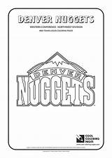 Coloring Nba Pages Nuggets Denver Logos Basketball Teams Cool Logo Team Clubs Colouring Printable Kids Western Minnesota Timberwolves Choose Board sketch template