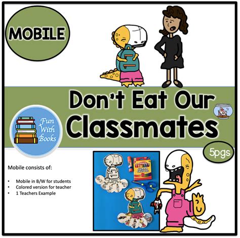 dont eat  classmates mobile book units  lynn
