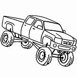 Coloring Truck Pages Monster Wheeler Drawing Four Bus Lifted School Kids Jam Max Trucks Clipart Mud Jumping Cars Higher Education sketch template