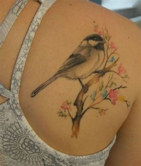 love  tattoo chickadee watercolor chickadee tattoo body art tattoos bird tattoos arm