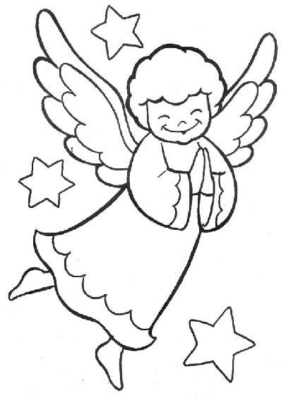 printable angel coloring   kids