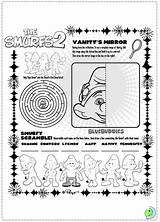 Dinokids Smurfs Desenhos sketch template