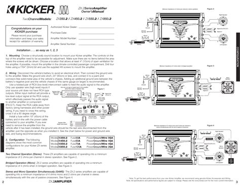 kicker amplifier wiring kit