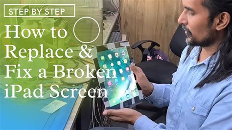 replace fix  broken ipad screen ll screen replacement   ipad tutorial ll