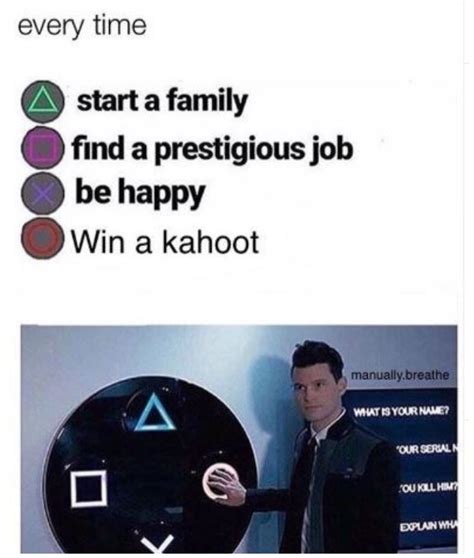kahoot quiz game memes  entertain students