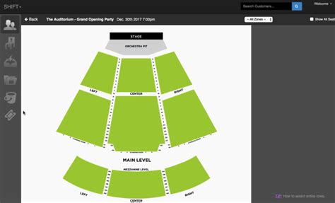 custom  interactive seating charts