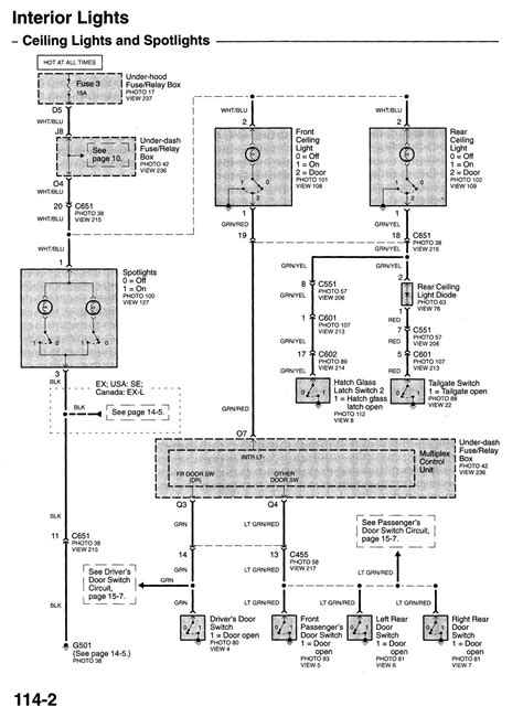 wiring diagram honda element