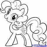 Pinkie Coloring Dragoart Twilight sketch template