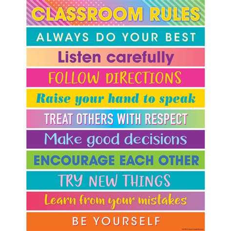 619 1133 colorful vibes class rules chart living waters