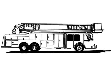firetruck coloring pages fire engine printable  print color craft