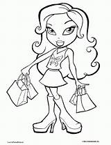 Coloring Bratz Pages Cheerleader Kids Carry Big Colouring Sheets Popular Groceries Girl Library Clipart Seç Pano Värityskuvat Coloringhome sketch template