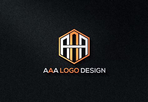 aaa letters logo design graphicsfamily