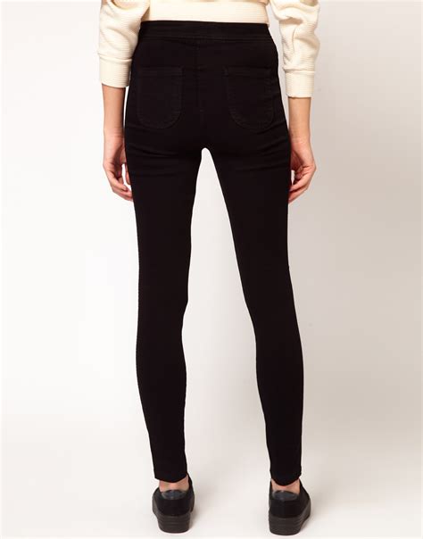 lyst american apparel easy jean in black