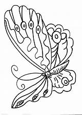 Colorare Disegni Farfalla Bambini Farfalle Disegnare Farfallina Primavera Crisalide Farfalline sketch template