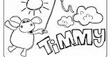 Timmy sketch template