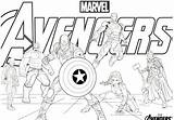 Avengers Coloring Pages Infinity War Printable End Game Colorpages sketch template