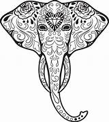 Coloring Skull Elephant Sugar Pages Vector Difficult Element Print Grown Ups Kidspressmagazine Mandala Animal Adult Skulls Colouring Printable Read Choose sketch template