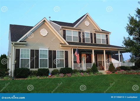 family house stock image image  home grass estate