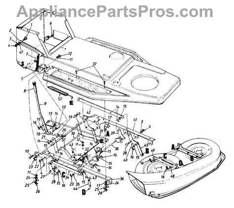 parts  mastercraft cf  deck lift hanger assembly parts appliancepartsproscom