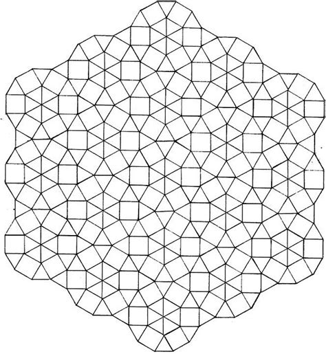 geometric shapes coloring page