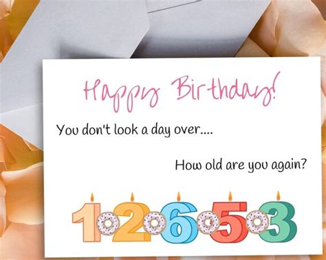 printable birthday card funny birthday card  digital etsy