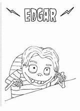 Frankenweenie Coloring Kids Pages Funny sketch template